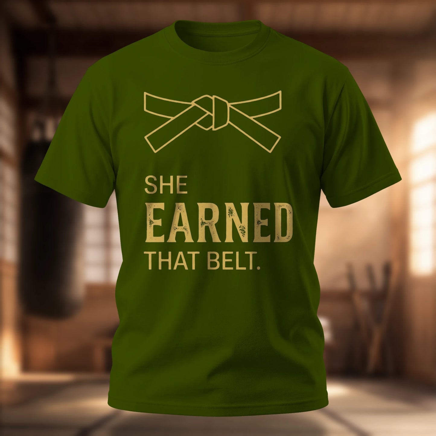 She Earned That Belt