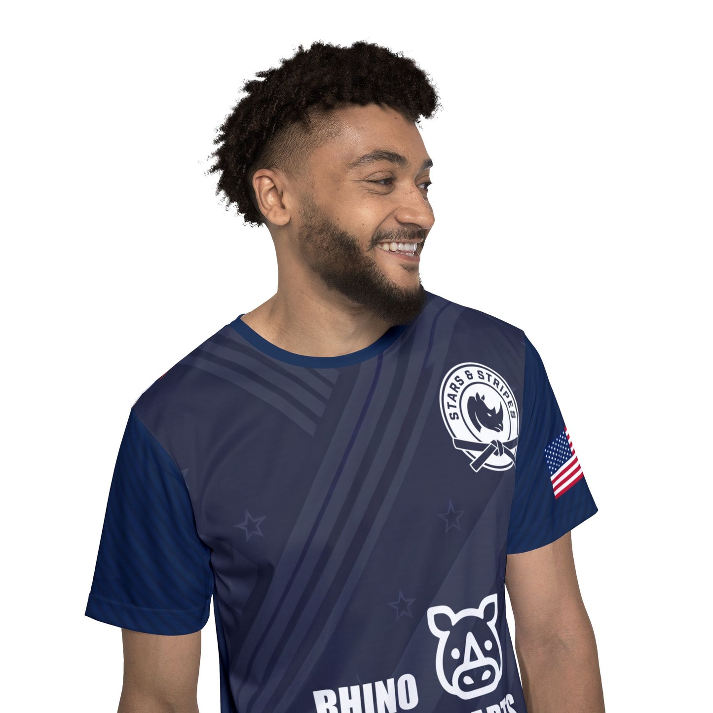 Stars & Stripes FC Soccer Jersey — USA Martial Arts All-Over Print Sport Tee