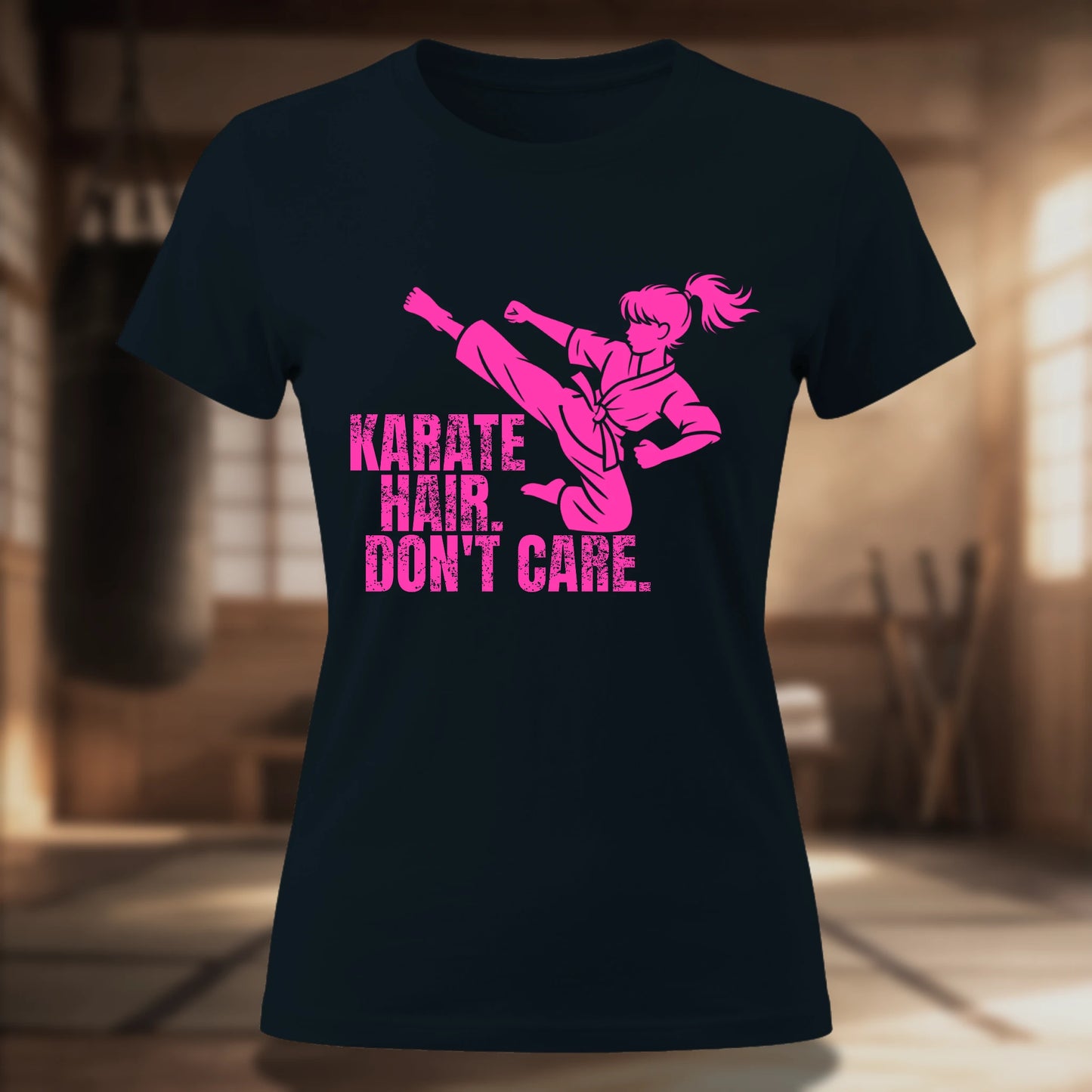 Karate Hair Don't Care Women's Tee