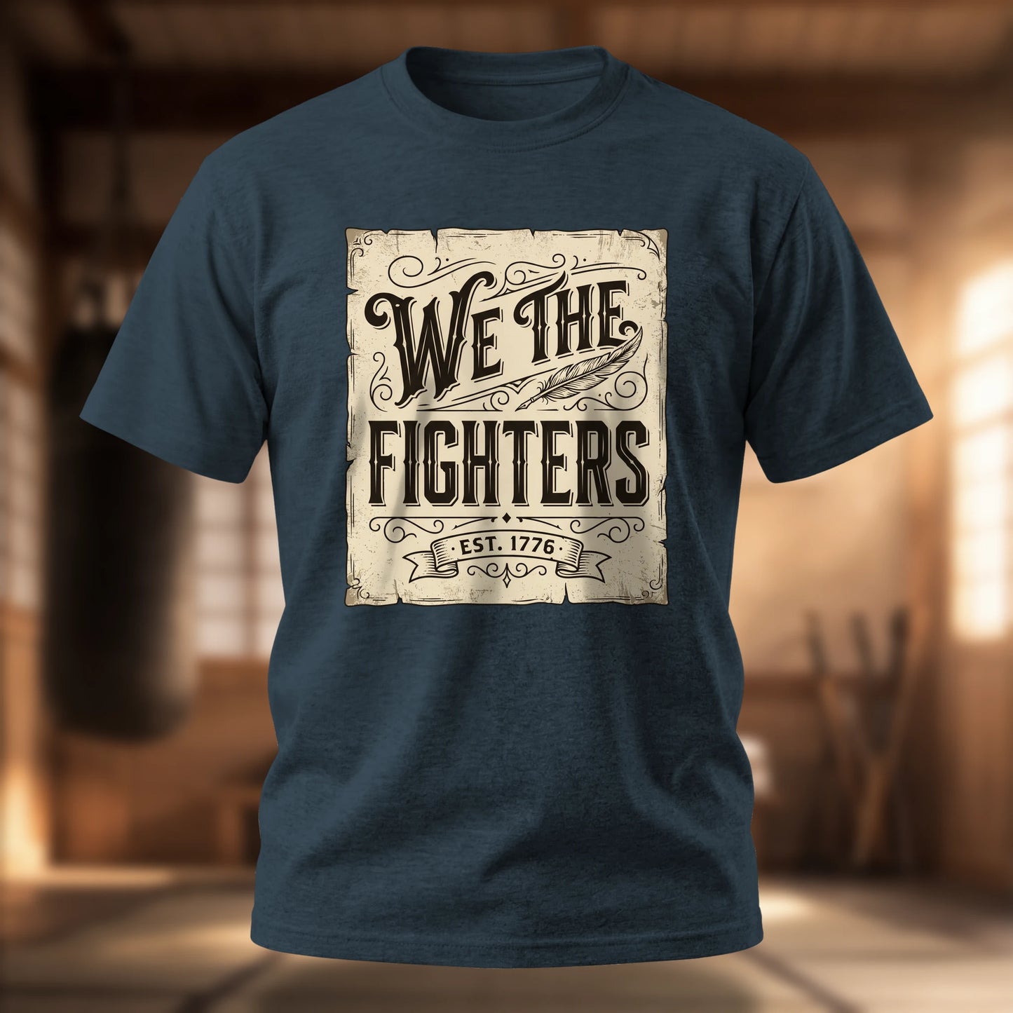 We The Fighters T-Shirt — Patriotic Vintage Proclamation Tee