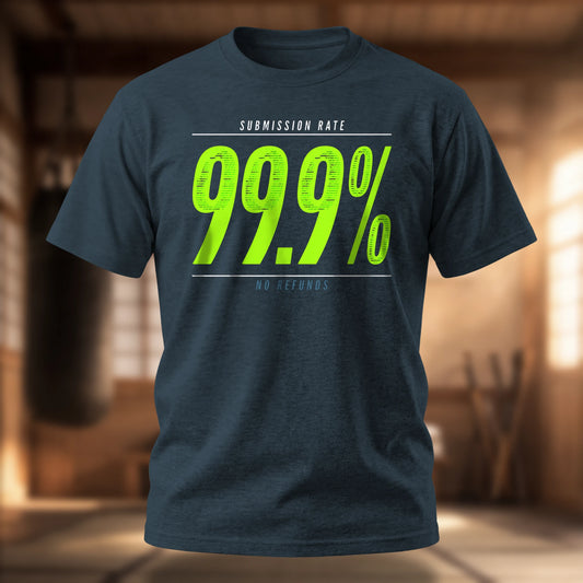 Submission Rate 99.9% T-Shirt | BJJ Grappling Tee