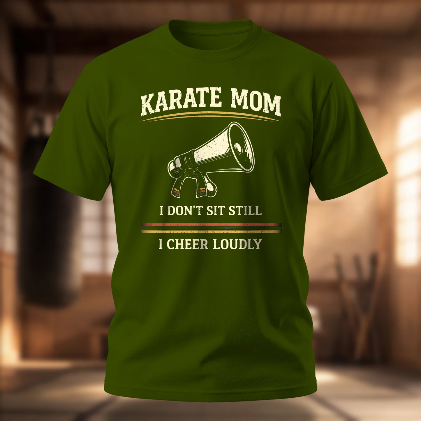 Karate Mom I Cheer Loudly