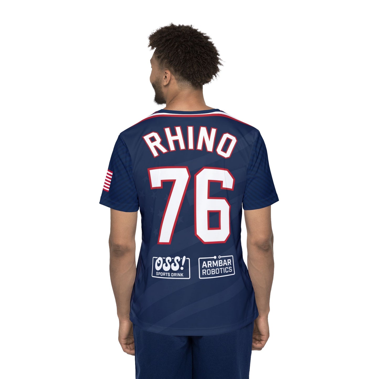Stars & Stripes FC Soccer Jersey — USA Martial Arts All-Over Print Sport Tee