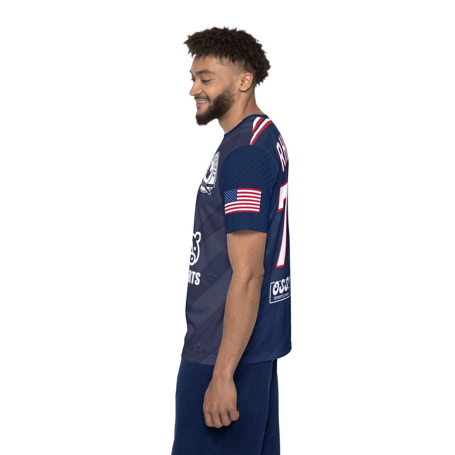 Stars & Stripes FC Soccer Jersey — USA Martial Arts All-Over Print Sport Tee