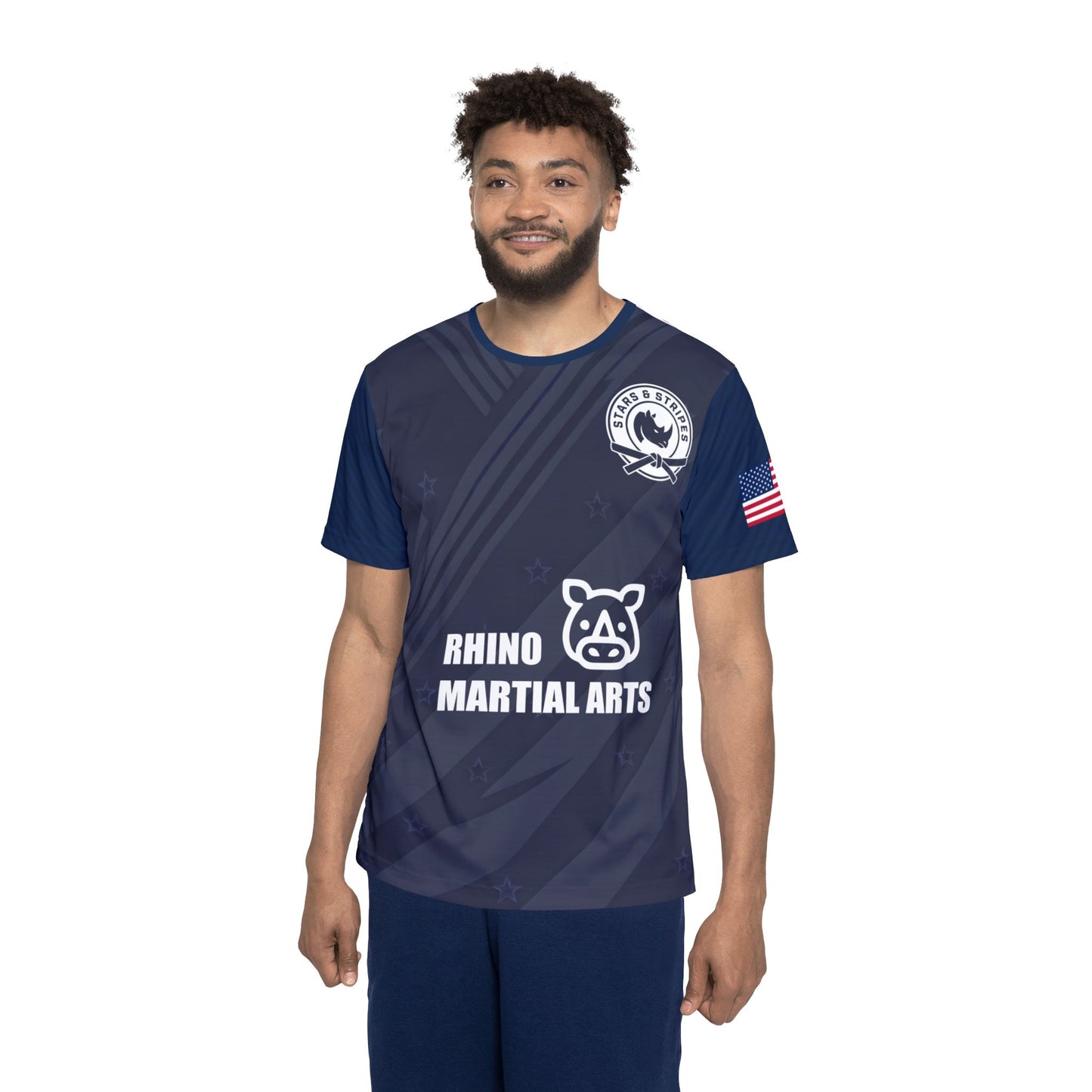 Stars & Stripes FC Soccer Jersey — USA Martial Arts All-Over Print Sport Tee