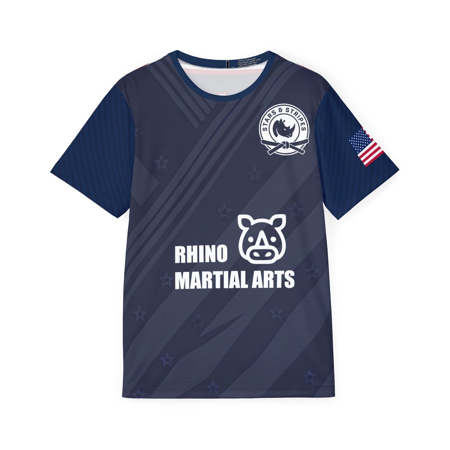 Stars & Stripes FC Soccer Jersey — USA Martial Arts All-Over Print Sport Tee