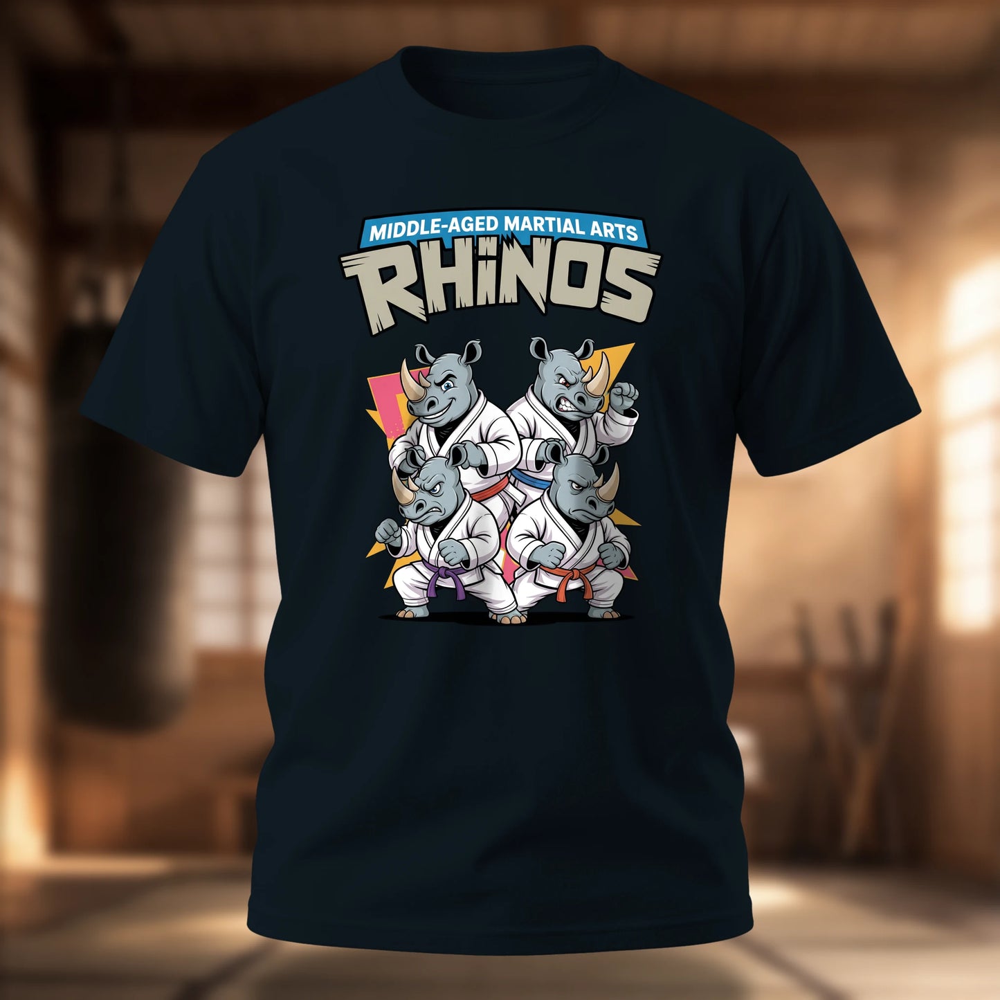 Middle Aged Martial Arts Rhinos