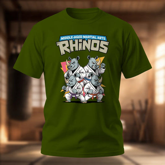 Middle Aged Martial Arts Rhinos