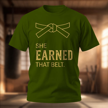 She Earned That Belt
