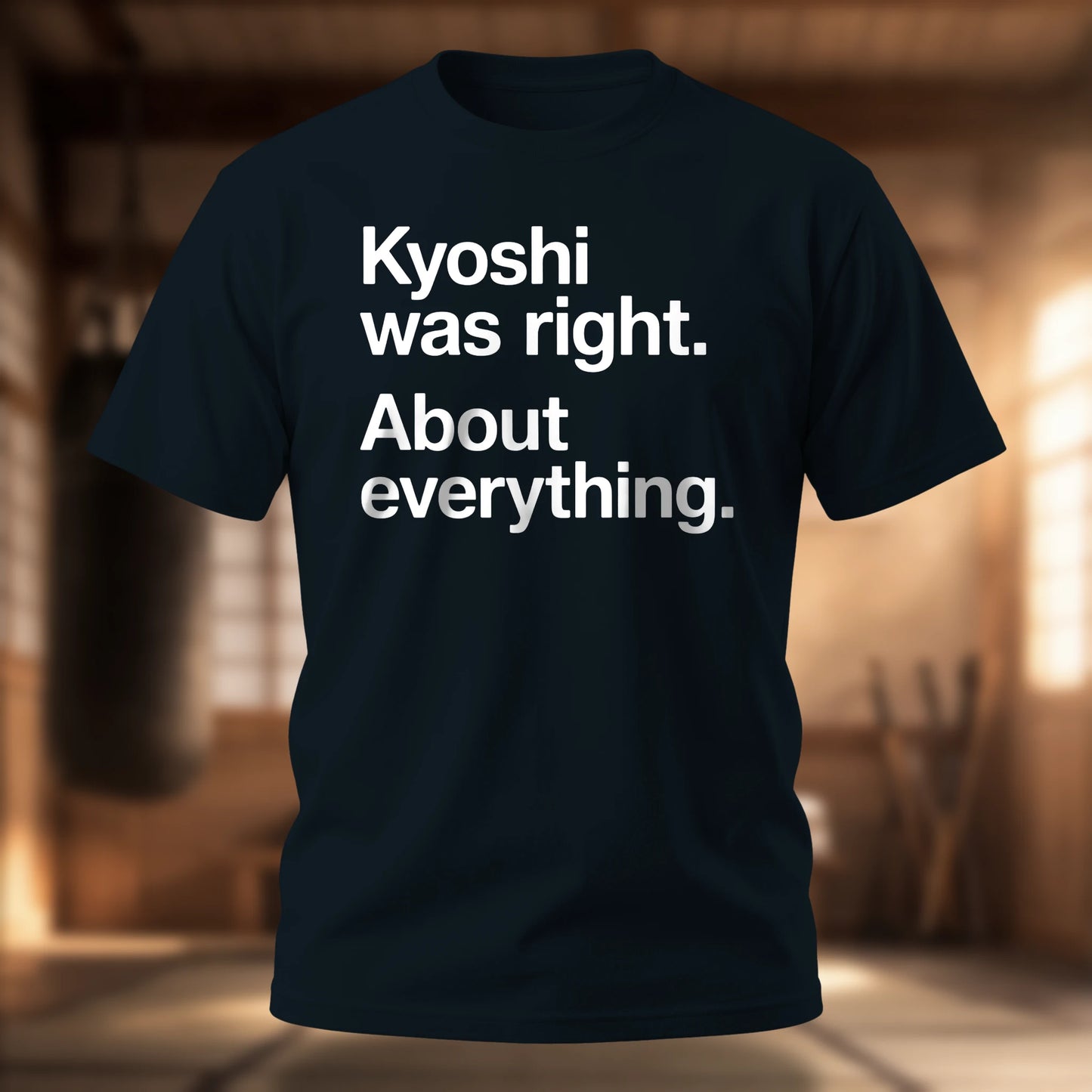 Kyoshi was right.