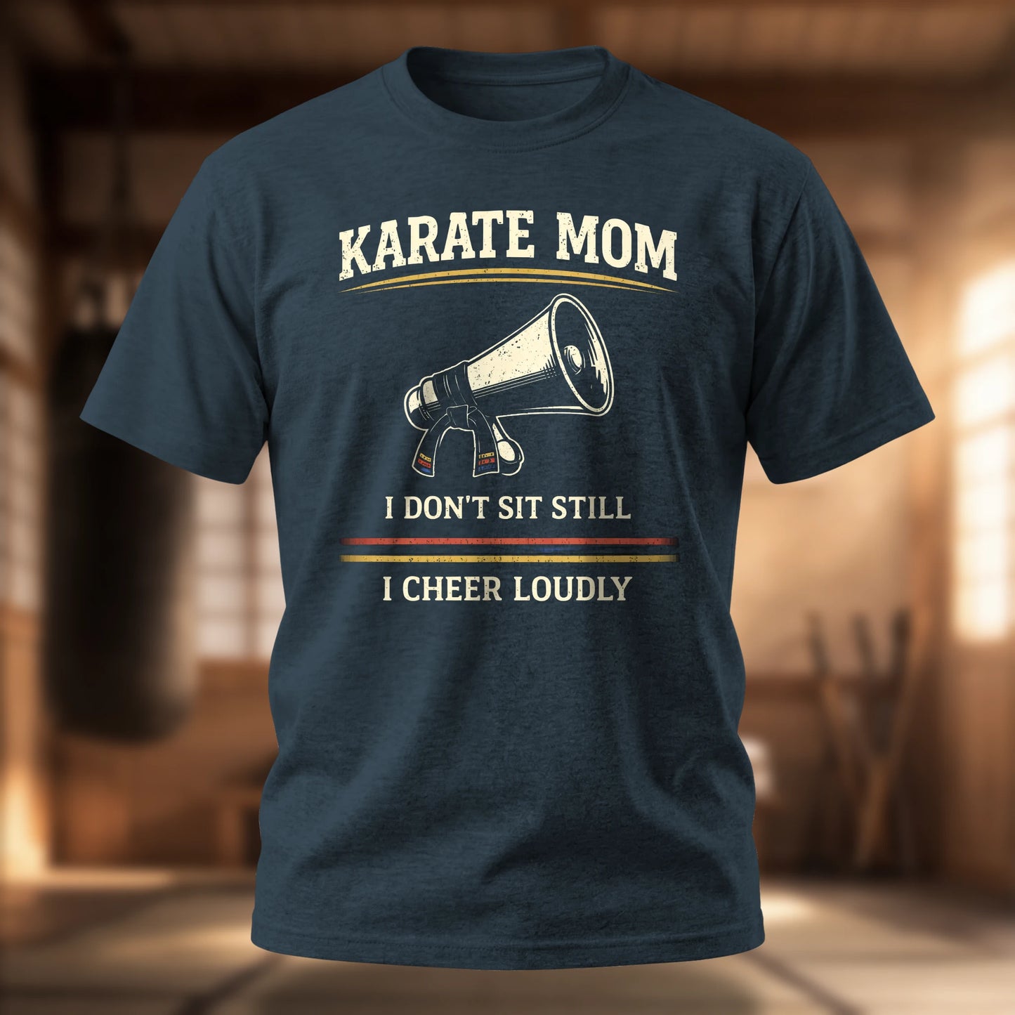 Karate Mom I Cheer Loudly