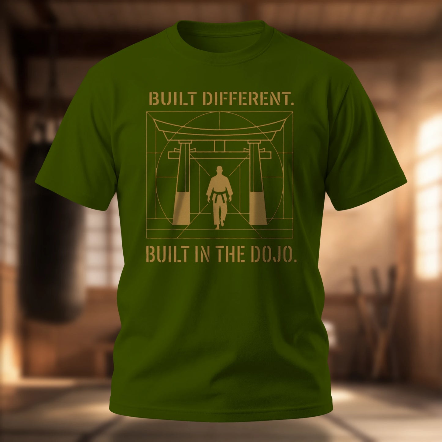 Built Different. Built In the Dojo. T-Shirt | Martial Arts Tee