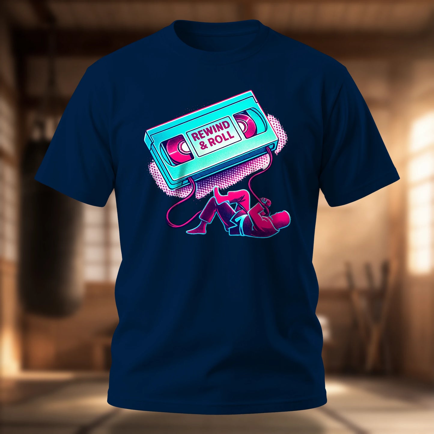 Rewind and Roll T-Shirt | BJJ Retro Tee