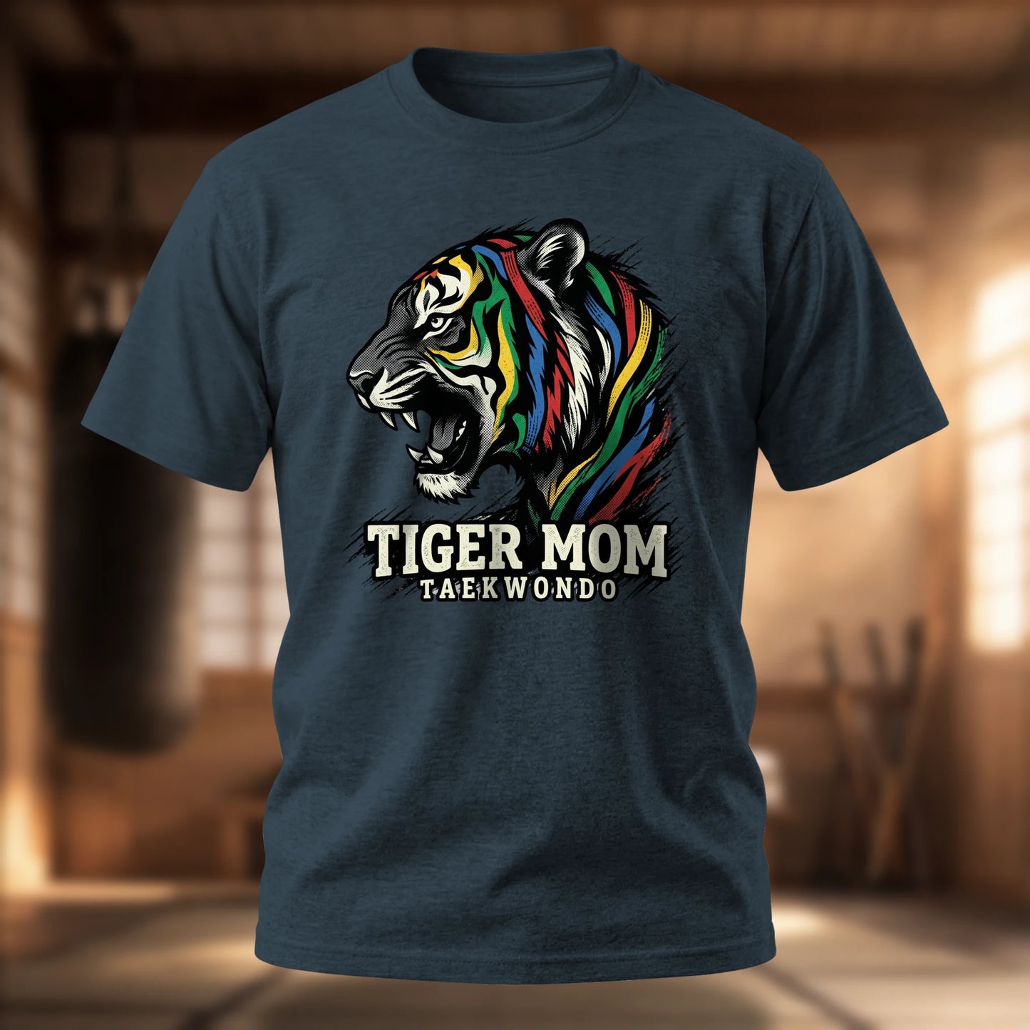 Taekwondo Tiger Mom proud martial arts parent t-shirt