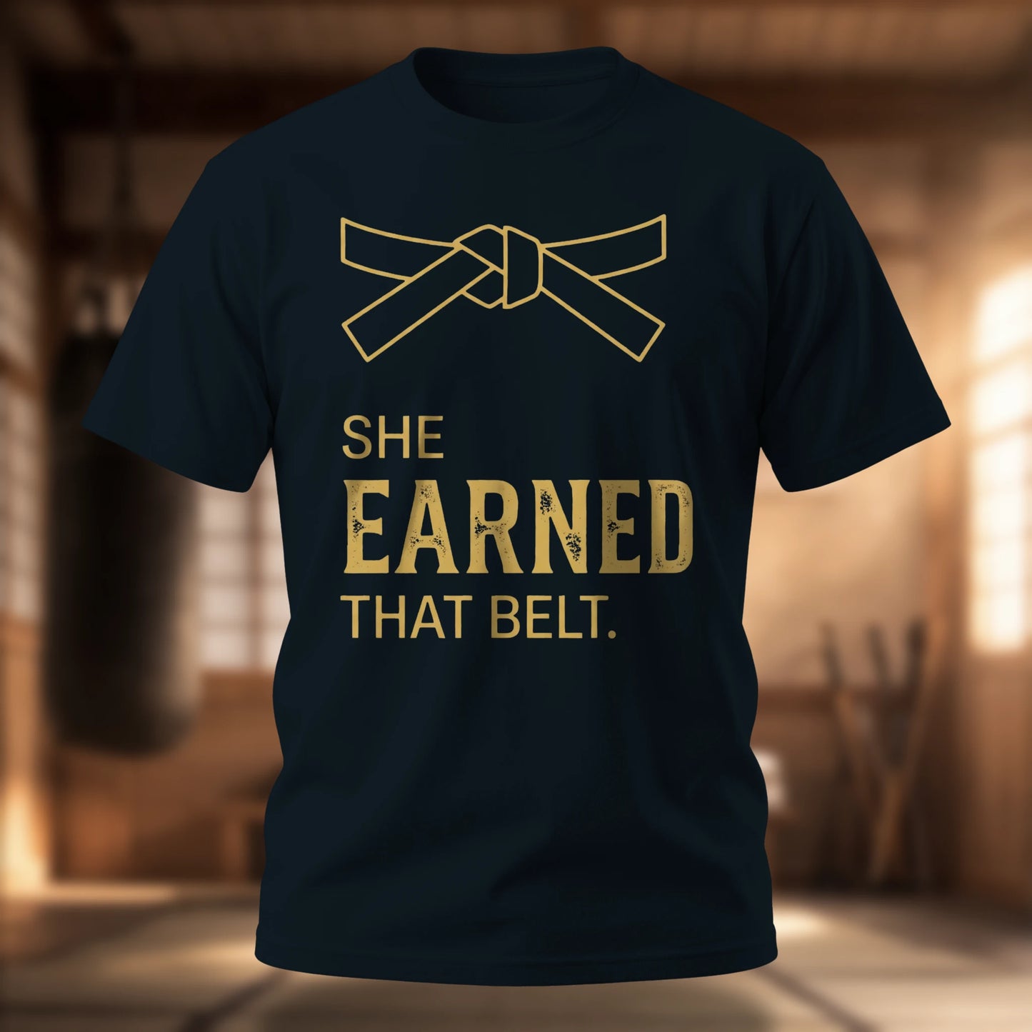 She Earned That Belt