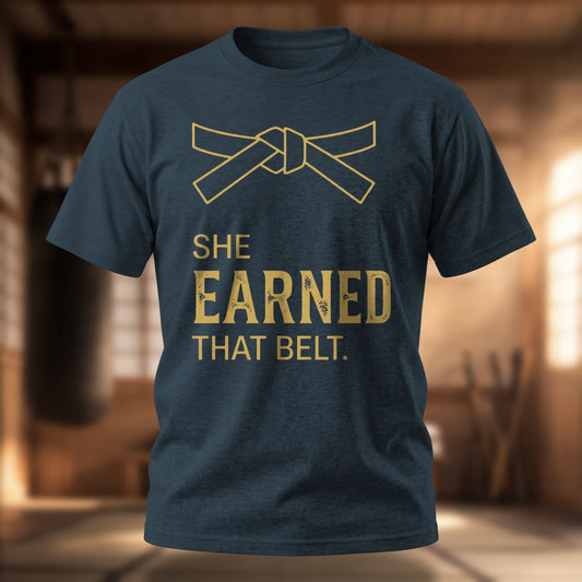She Earned That Belt