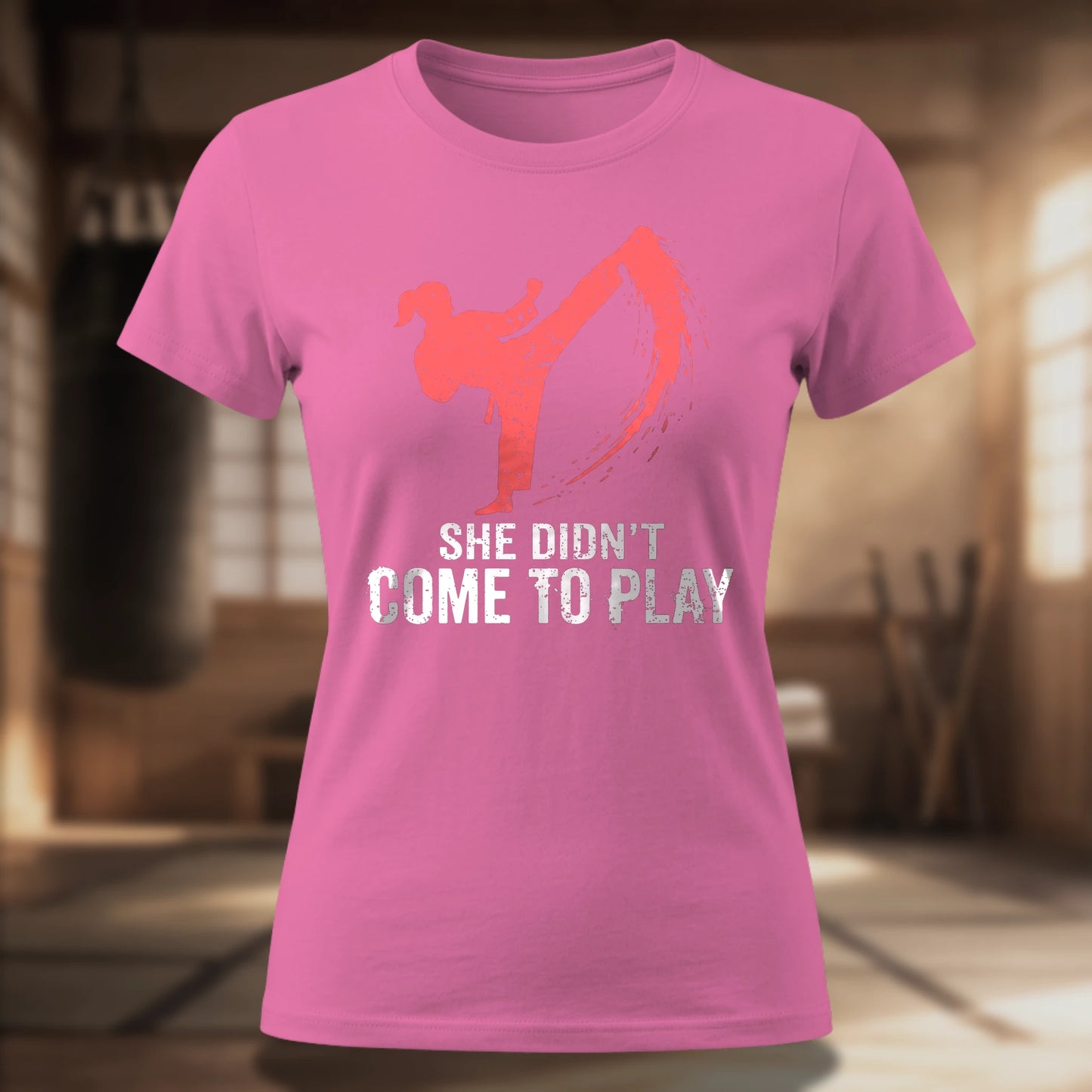 She Didn't Come To Play Women's T-Shirt | Martial Arts Tee for Women
