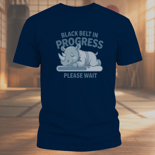 Black t-shirt with custom design