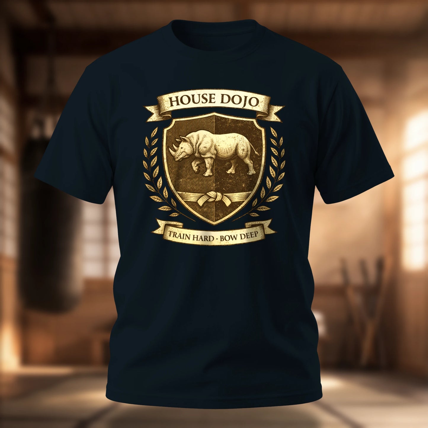 House Dojo Train Hard Bow Deep