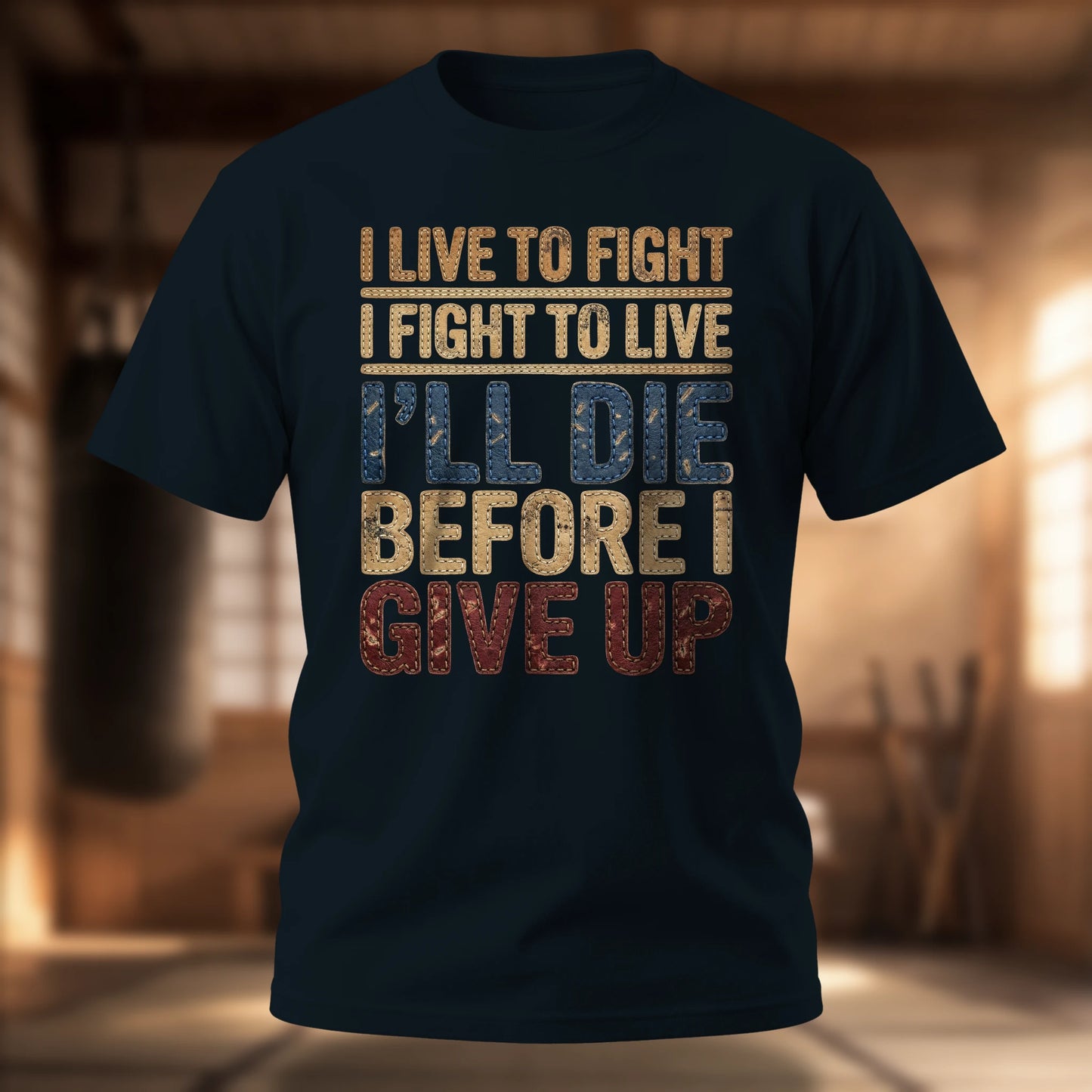 I Live To Fight - Leather