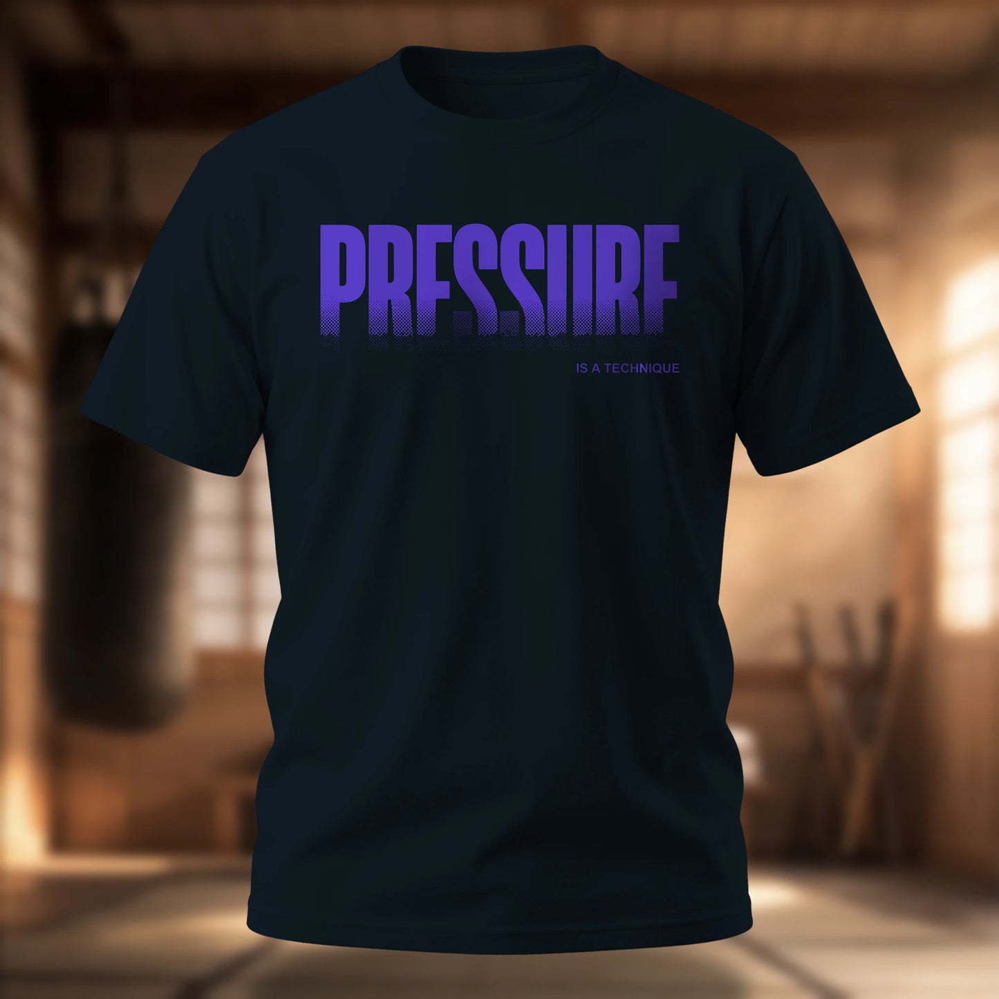 Pressure Is A Technique T-Shirt — Funny BJJ Grappling Tee