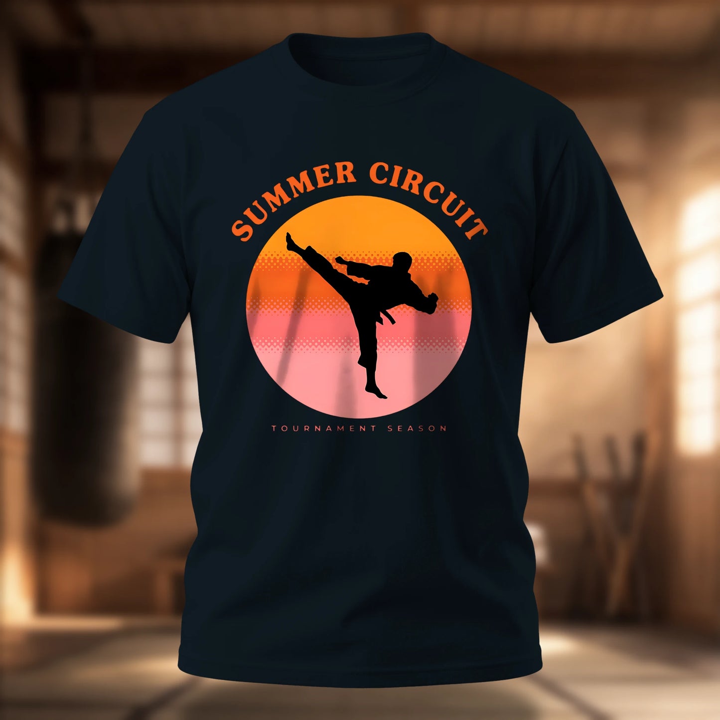 Summer Circuit T-Shirt — Sunset Kick Martial Arts Tee