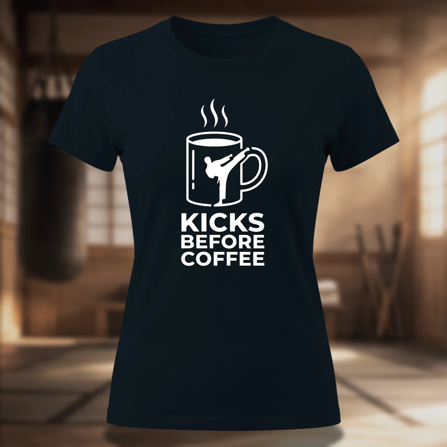 Kicks Before Coffee Women's Tee