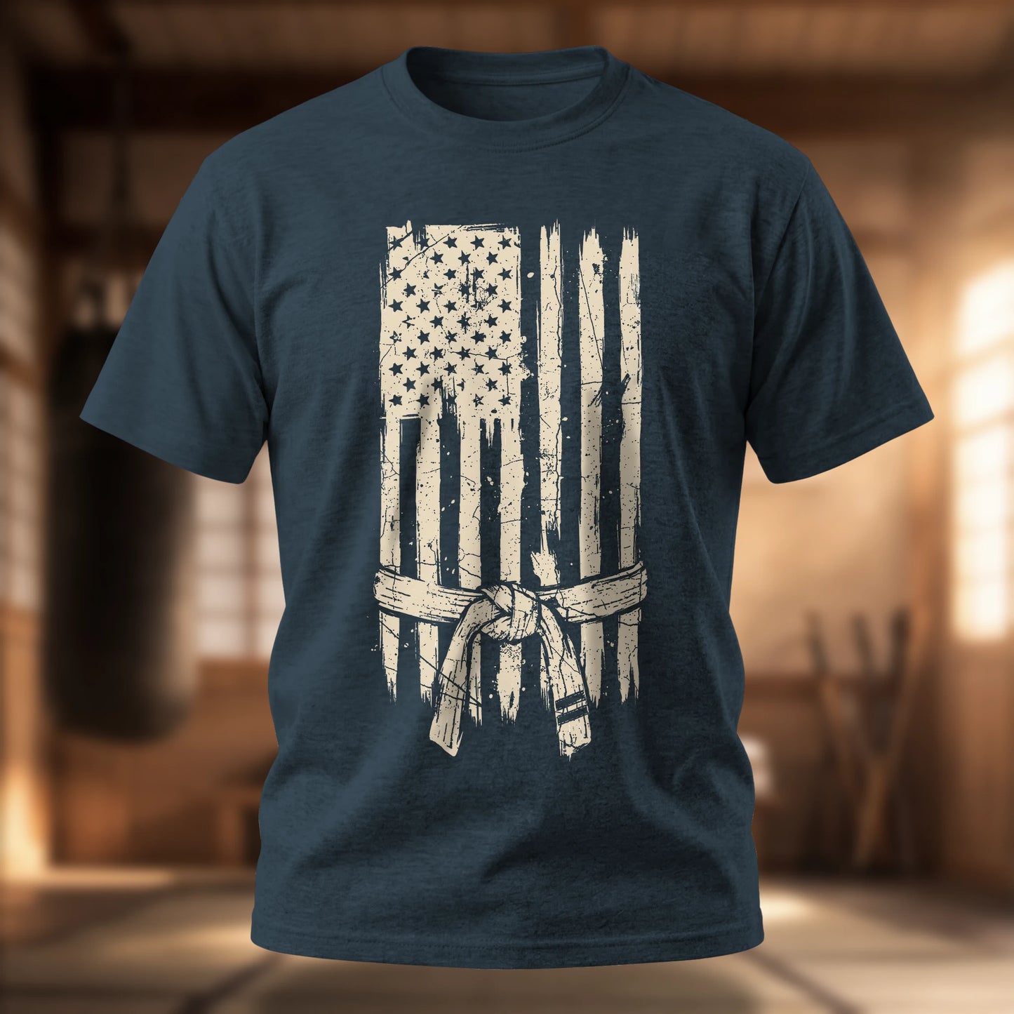 Distressed Flag with Belt