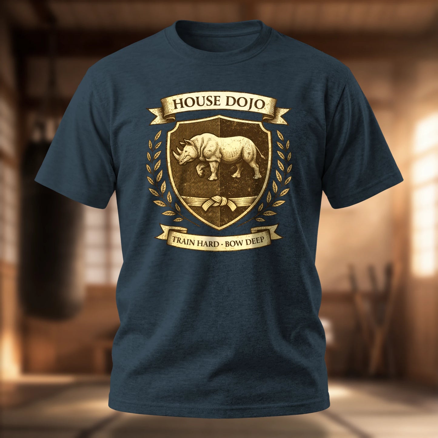 House Dojo Train Hard Bow Deep