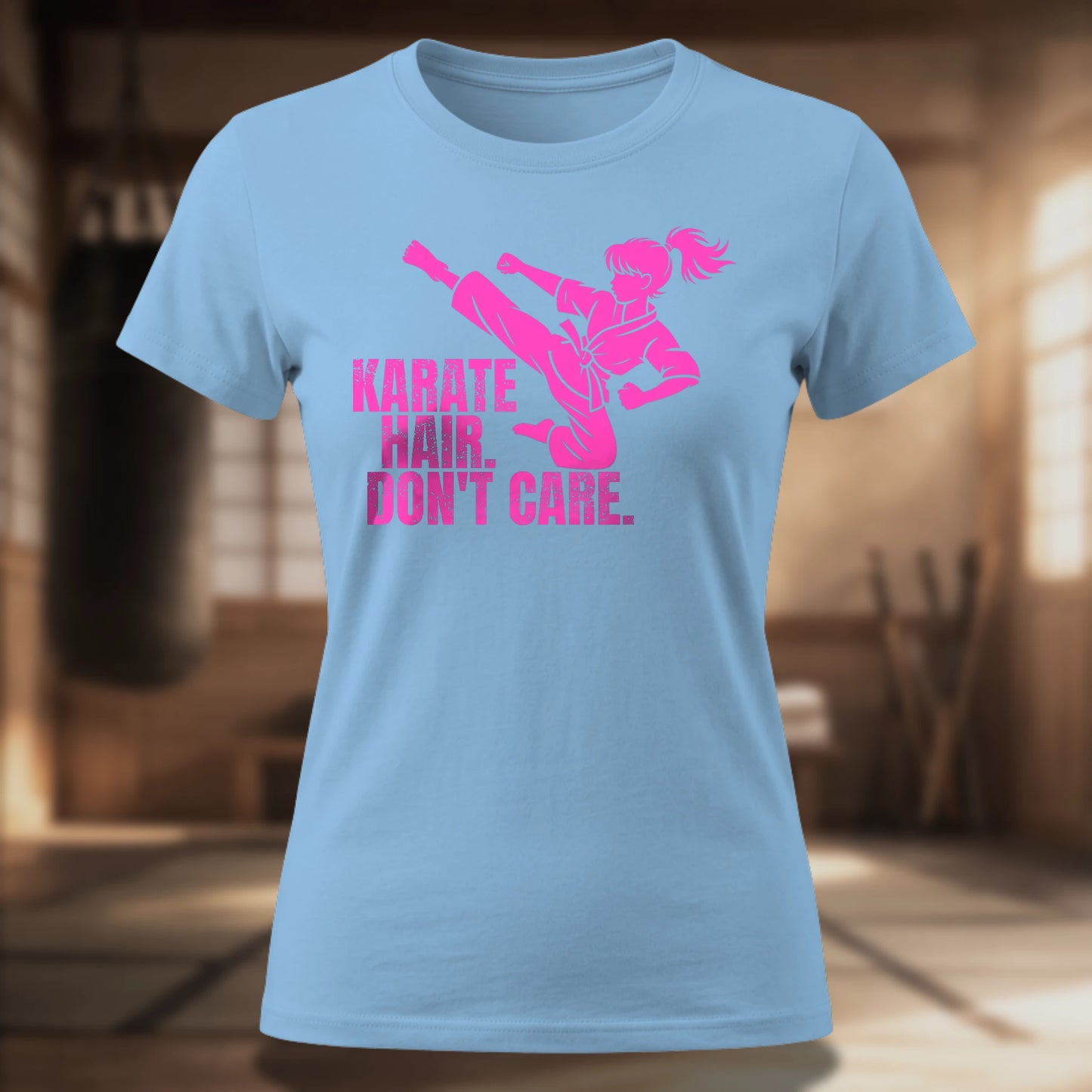 Karate Hair Don't Care Women's Tee