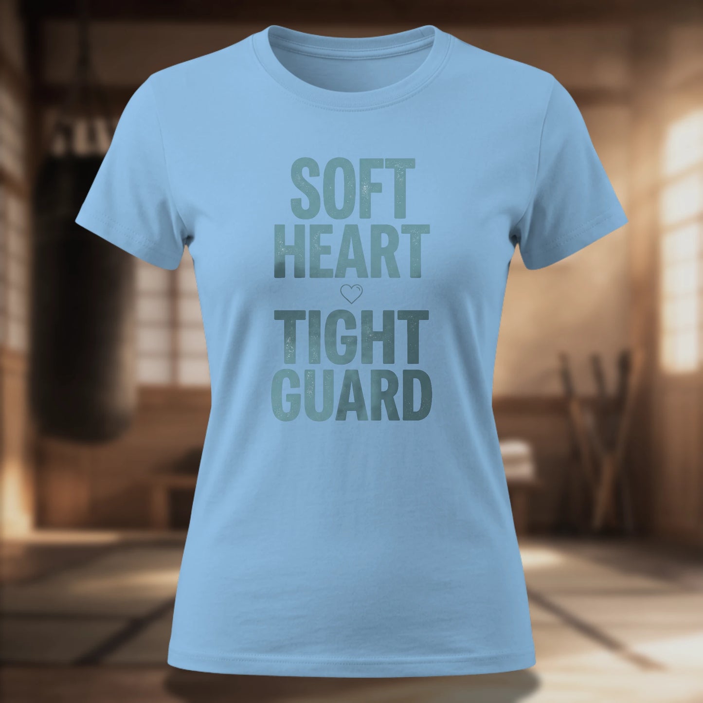 Soft Heart Tight Guard Women's Tee — Jiu-Jitsu Slogan Shirt