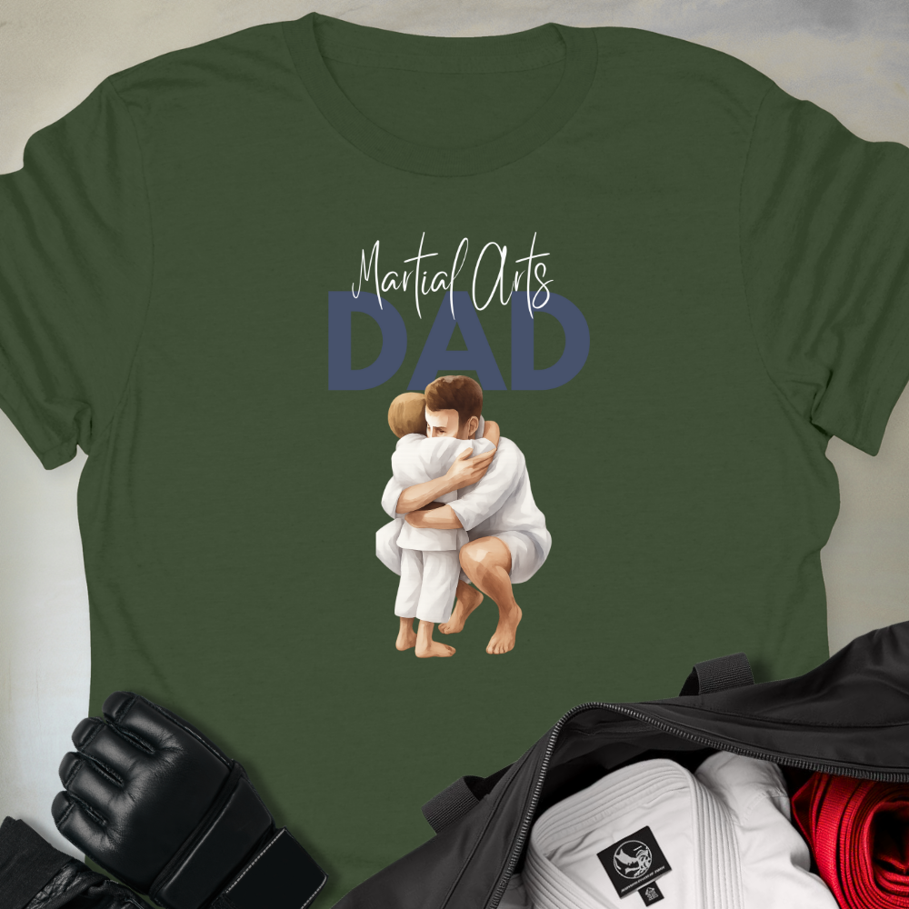 Martial Arts Dad Watercolor