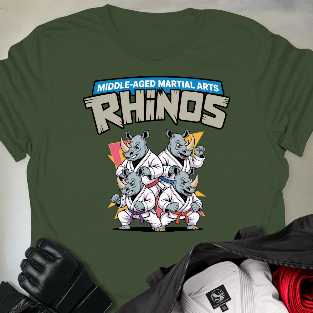 Middle-Aged Martial Arts Rhinos