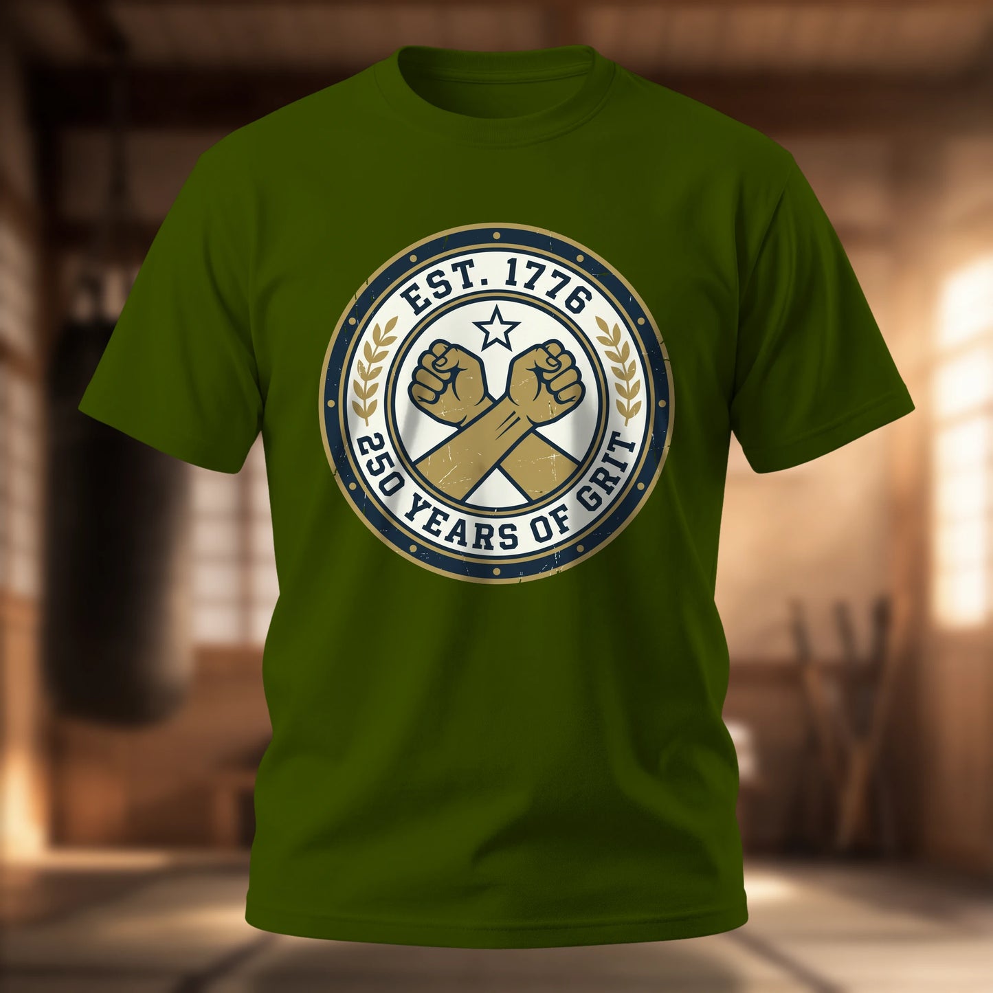 250 Years of Grit T-Shirt — Patriotic 1776–2026 Martial Arts Tee