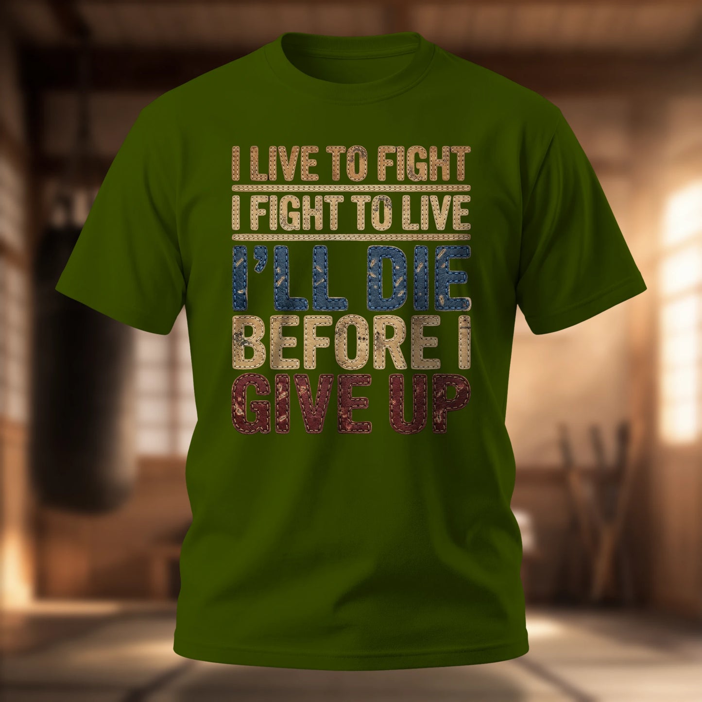 I Live To Fight - Leather
