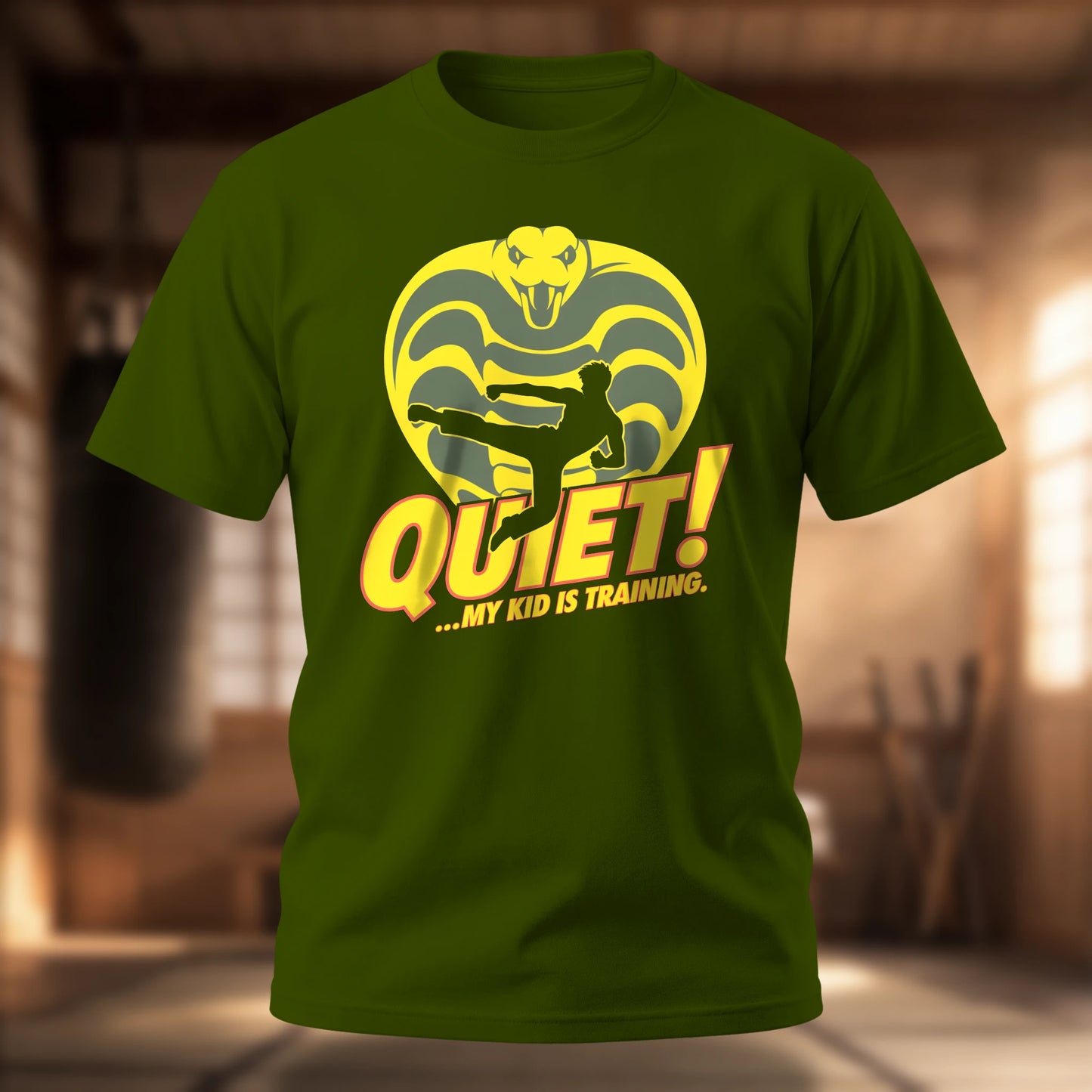 Quiet! My Kid Is Training