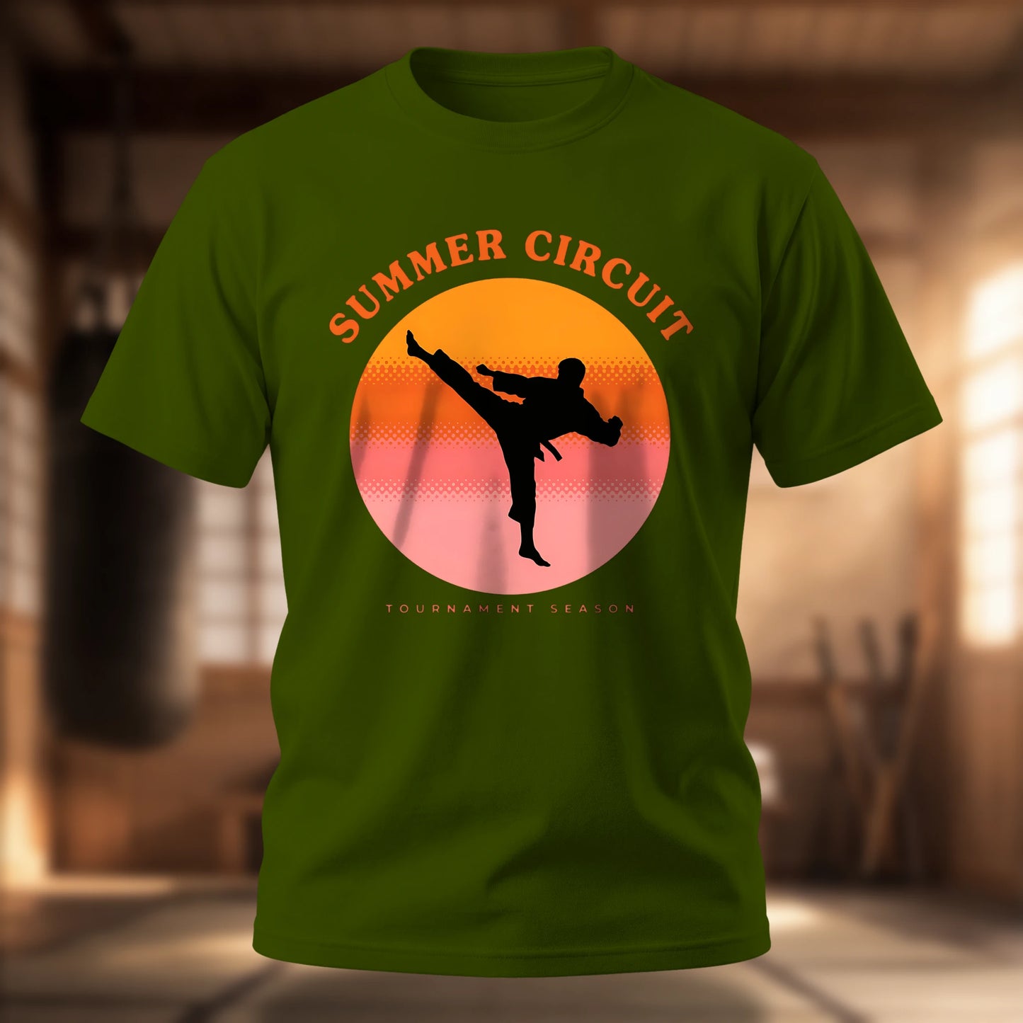 Summer Circuit T-Shirt — Sunset Kick Martial Arts Tee