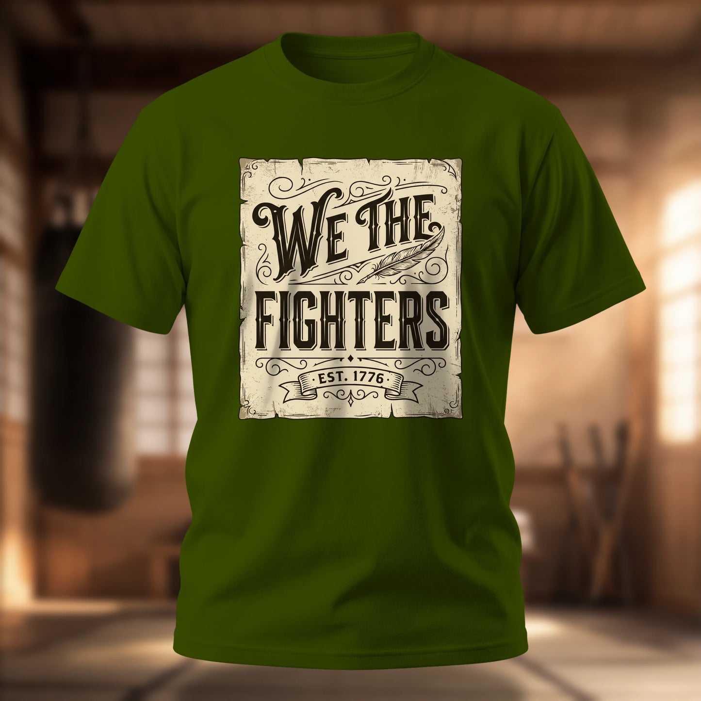 We The Fighters T-Shirt — Patriotic Vintage Proclamation Tee