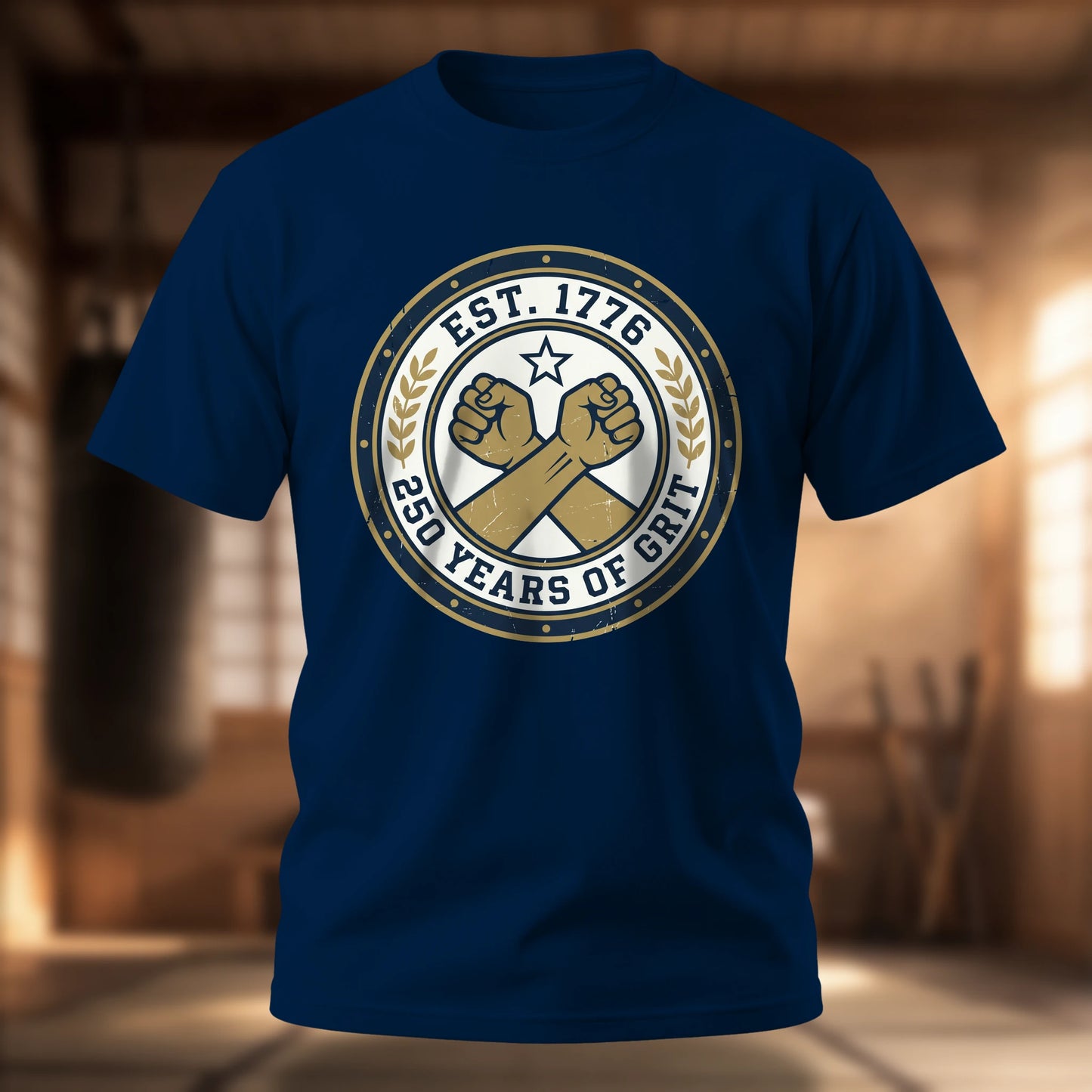 250 Years of Grit T-Shirt — Patriotic 1776–2026 Martial Arts Tee