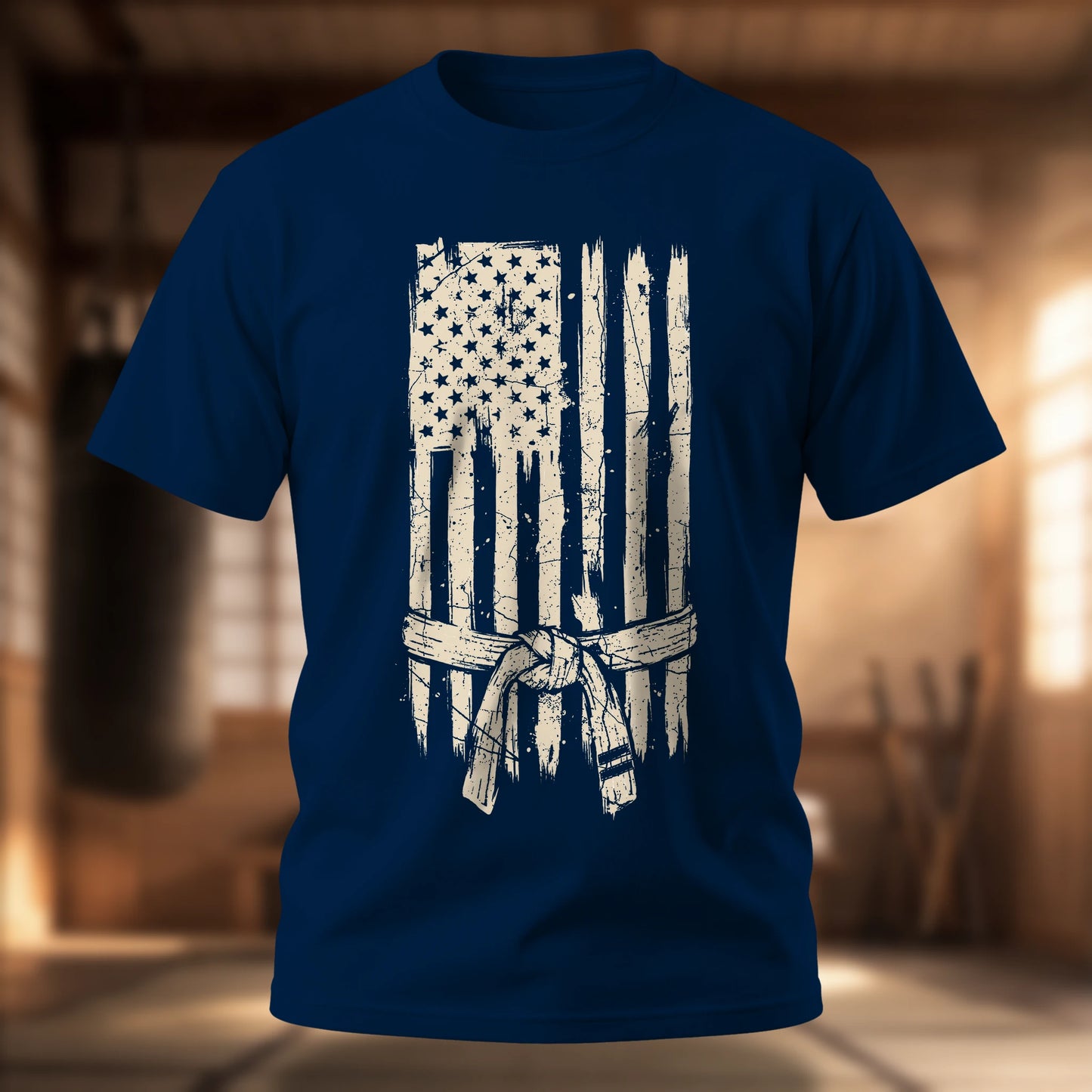 Distressed Flag with Belt