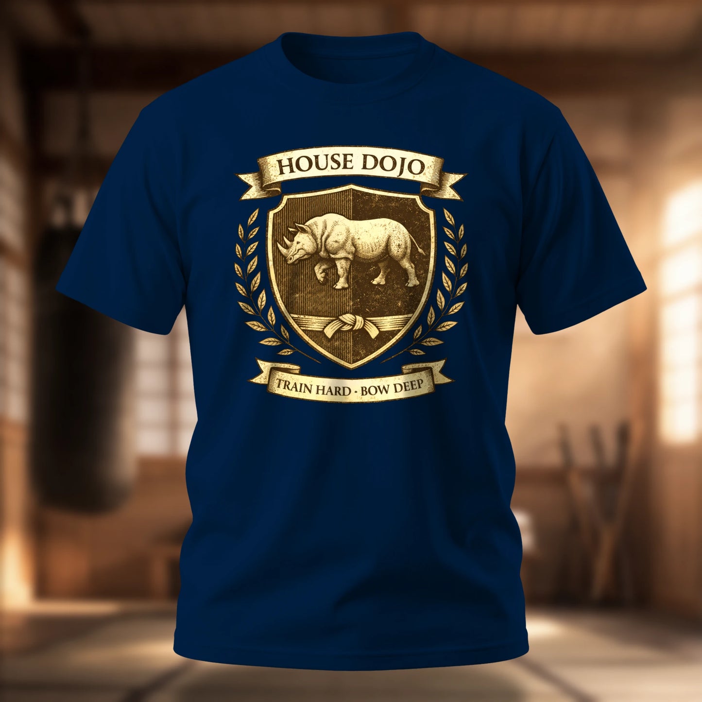House Dojo Train Hard Bow Deep