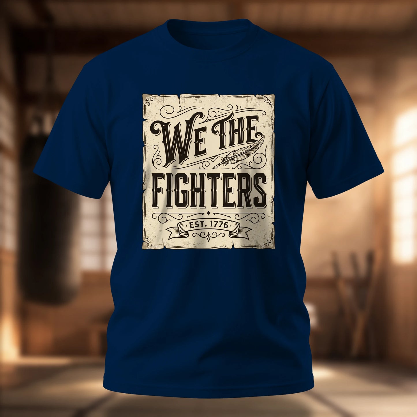 We The Fighters T-Shirt — Patriotic Vintage Proclamation Tee