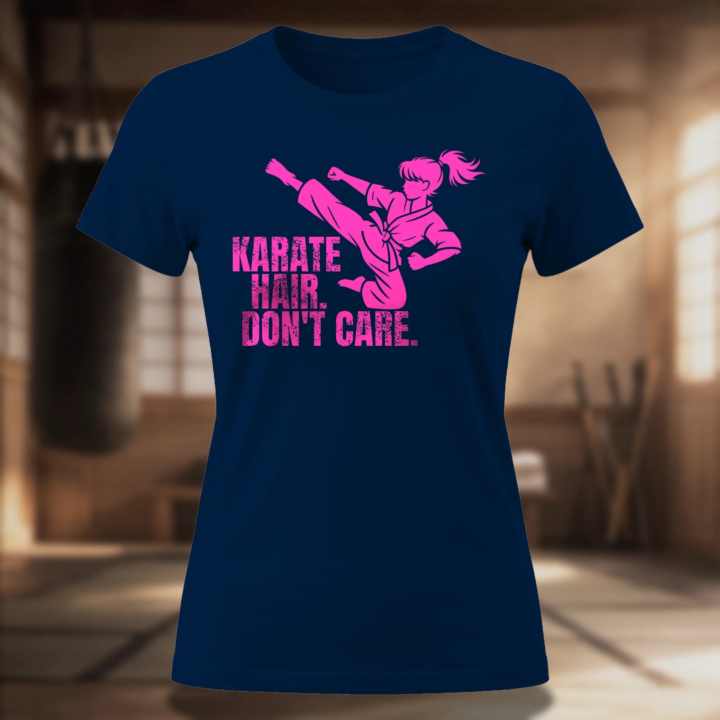 Karate Hair Don't Care Women's Tee