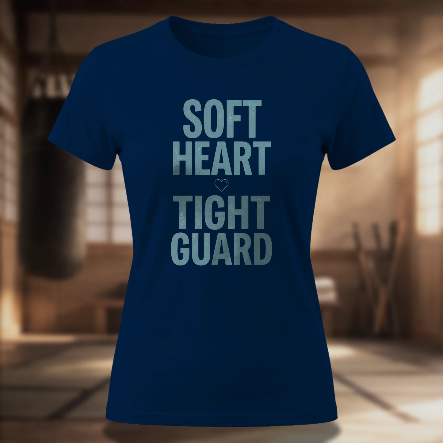 Soft Heart Tight Guard Women's Tee — Jiu-Jitsu Slogan Shirt