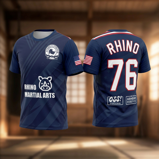 Stars & Stripes FC Soccer Jersey — USA Martial Arts All-Over Print Sport Tee