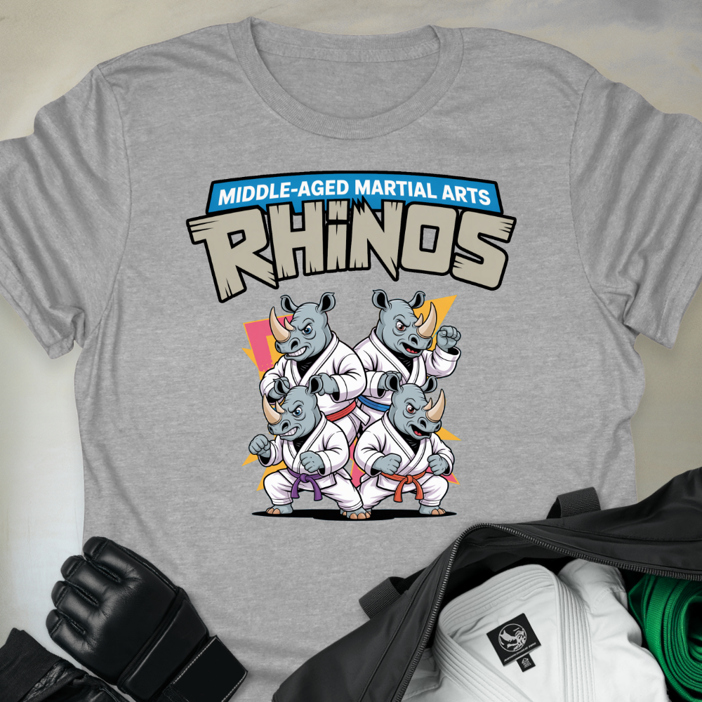 Middle-Aged Martial Arts Rhinos