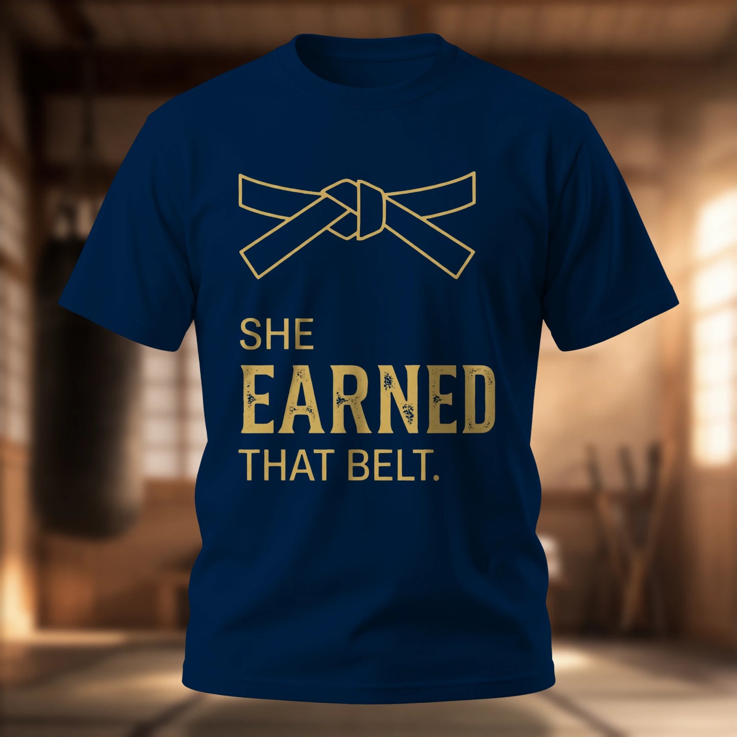 She Earned That Belt