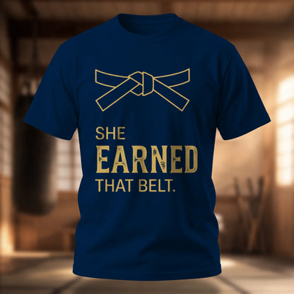 She Earned That Belt