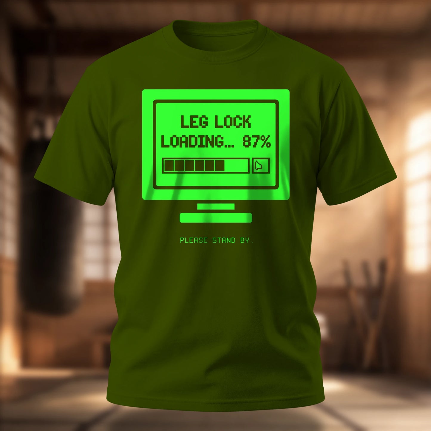 Leg Lock Loading T-Shirt | BJJ Grappling Tee