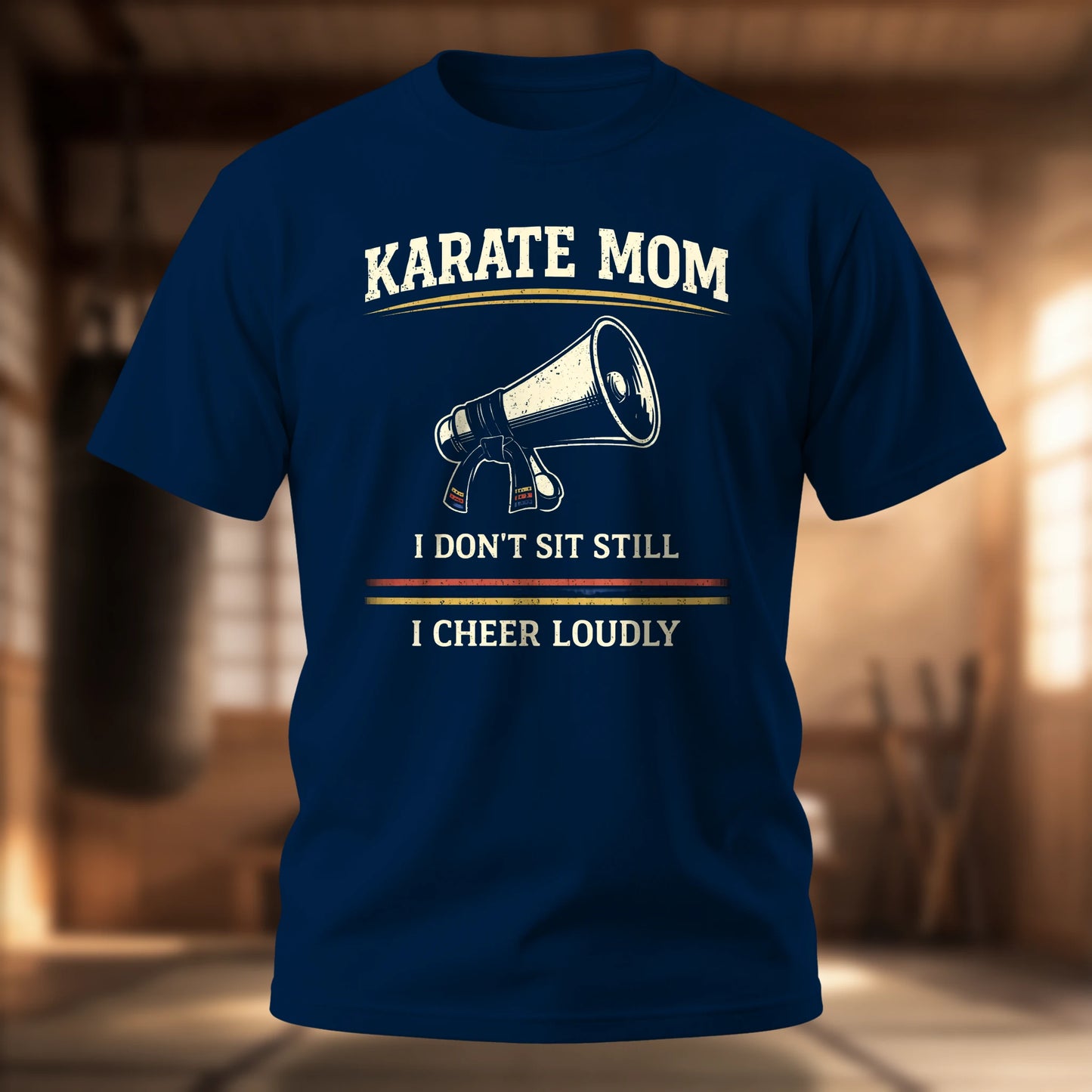 Karate Mom I Cheer Loudly
